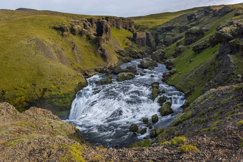 Día 3: Skógafoss, trail junto al río Skógar y Kvernufoss - Islandia 2015: Cataratas, volcanes, cráteres y glaciares en campervan (14)
