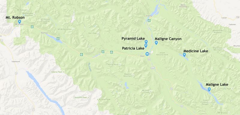 Día 6: Jasper: Patricia, Pyramid, Maligne, Medicine... y Robson otra vez - Rocosas de Canadá (más Seattle y Glacier National Park) 2016 (1)