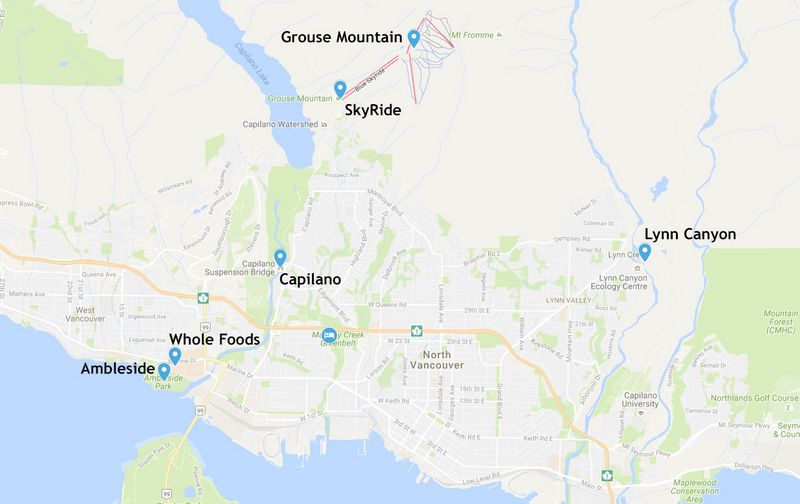Rocosas de Canadá (más Seattle y Glacier National Park) 2016 - Blogs de Canada - Día 3: Vancouver: Capilano Suspension Bridge, Lynn Canyon y Grouse Mountain (1)
