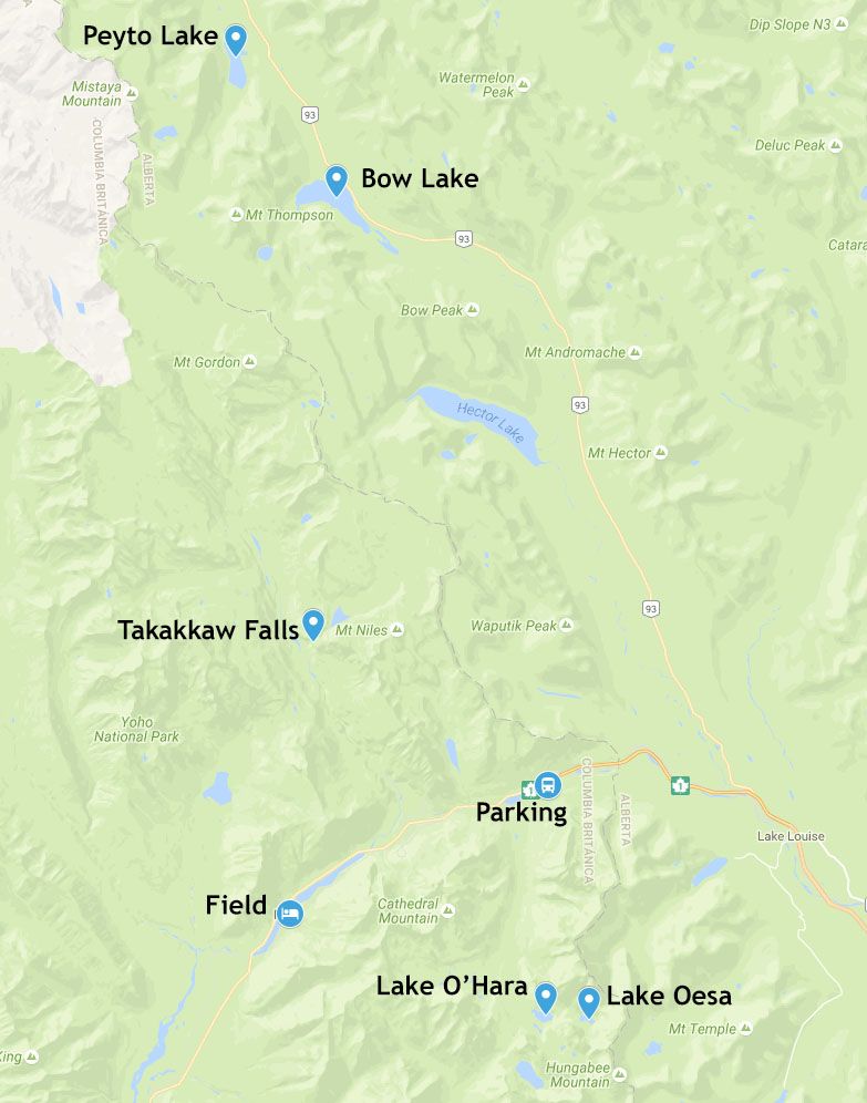 Día 11: Lake O'Hara & Oesa, Peyto Lake y Takakkaw Falls - Rocosas de Canadá (más Seattle y Glacier National Park) 2016 (1)