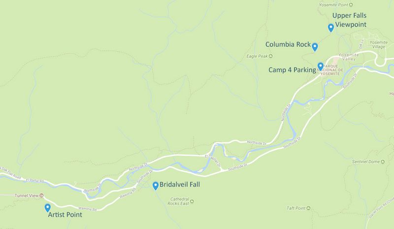 Día 7: Yosemite: Columbia Rock, Upper Falls, Bridalveil Fall y Artist Point - Yosemite 2017 (1)