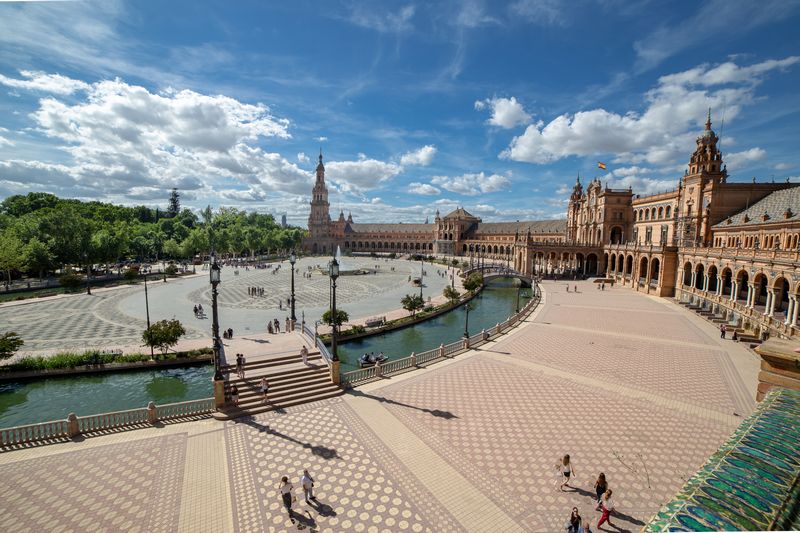 Día 2: Terrazas de la Catedral, subida a la Giralda y Plaza de España. - Escapada a Sevilla (56)