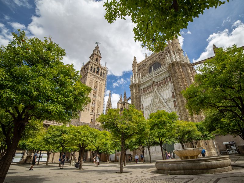 Día 2: Terrazas de la Catedral, subida a la Giralda y Plaza de España. - Escapada a Sevilla (49)