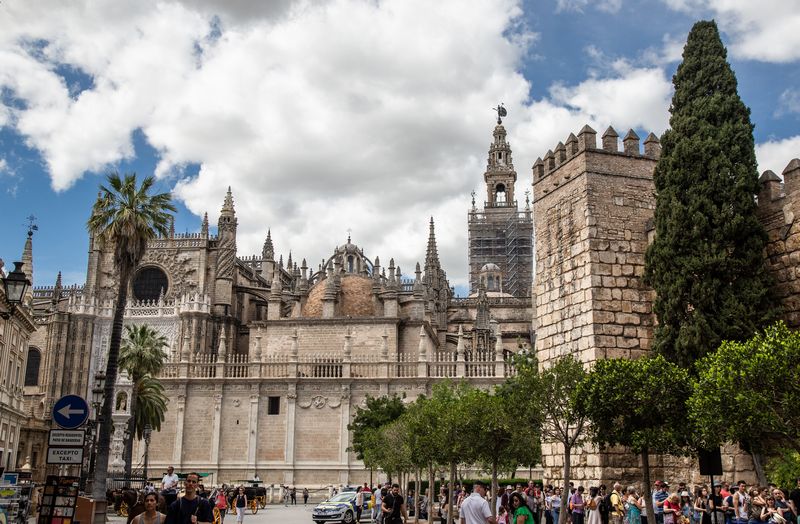 Día 2: Terrazas de la Catedral, subida a la Giralda y Plaza de España. - Escapada a Sevilla (50)