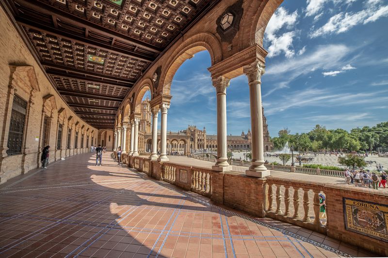 Escapada a Sevilla - Blogs de España - Día 2: Terrazas de la Catedral, subida a la Giralda y Plaza de España. (55)