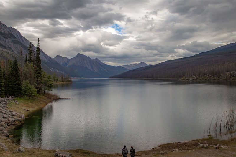 Día 4: Maligne Lake desde Bald Hills y atardecer en Pyramid Lake - Volvemos a las Rockies 2019 (20)
